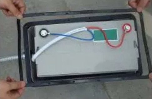 battery - How to install solar street light